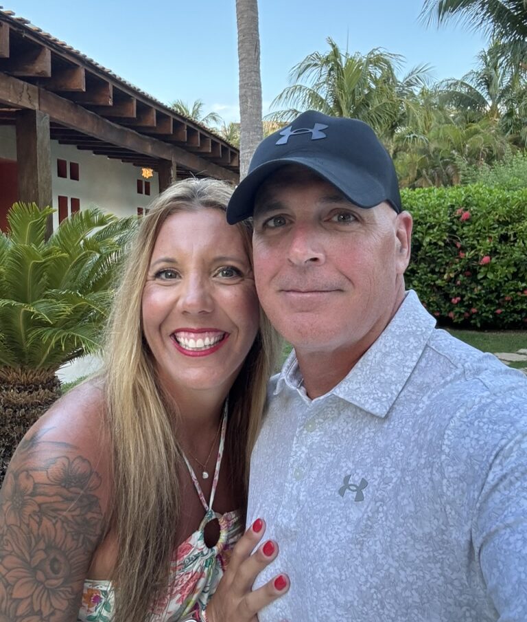 Alicia Medford with her husband Rob
