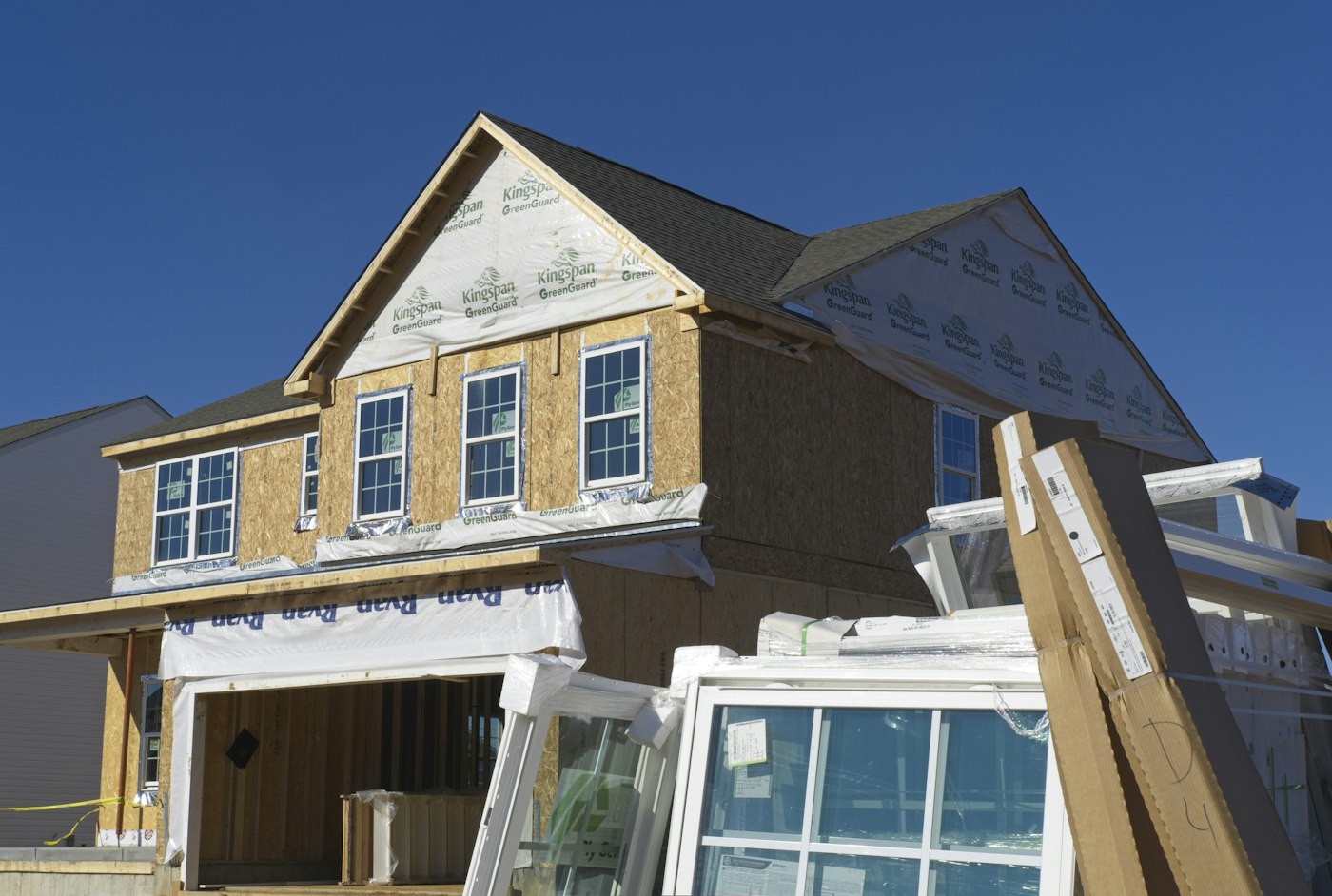 New home under construction